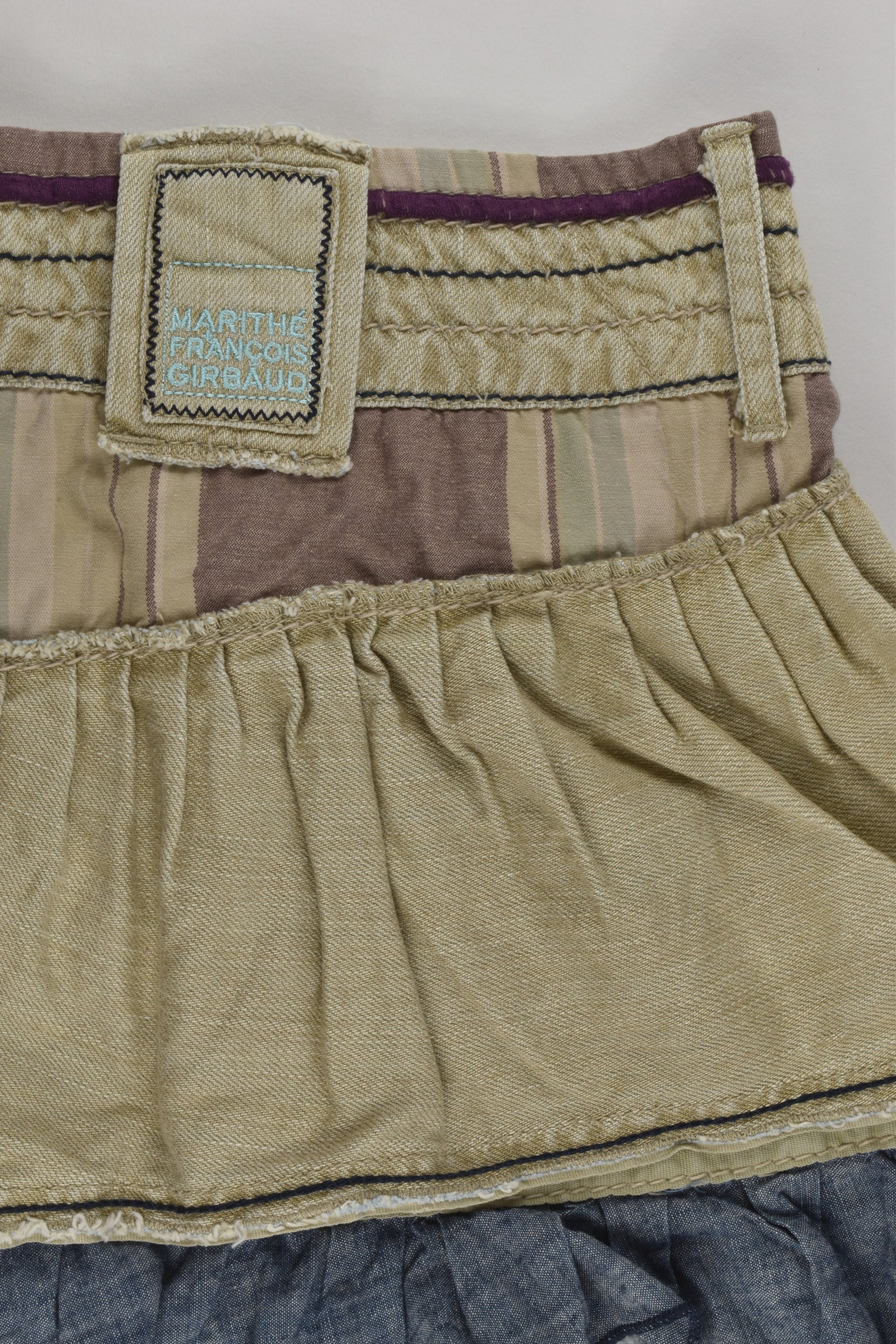 Marithé François Girbaud Size 8 Cotton/Viscose Skirt