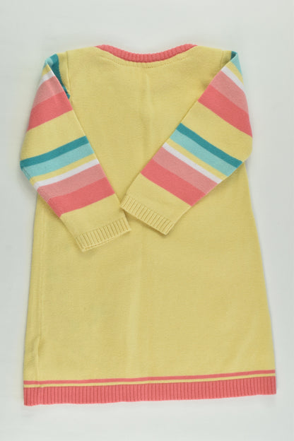 Marks & Spencer Size 0 (6-9 months) Giraffe Knitted Dress