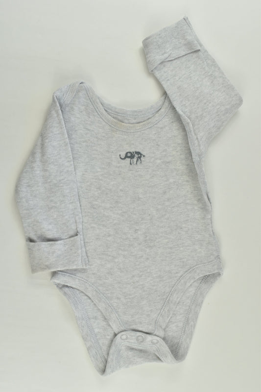 Marks & Spencer Size 00 (3-6 months) Elephant Bodysuit