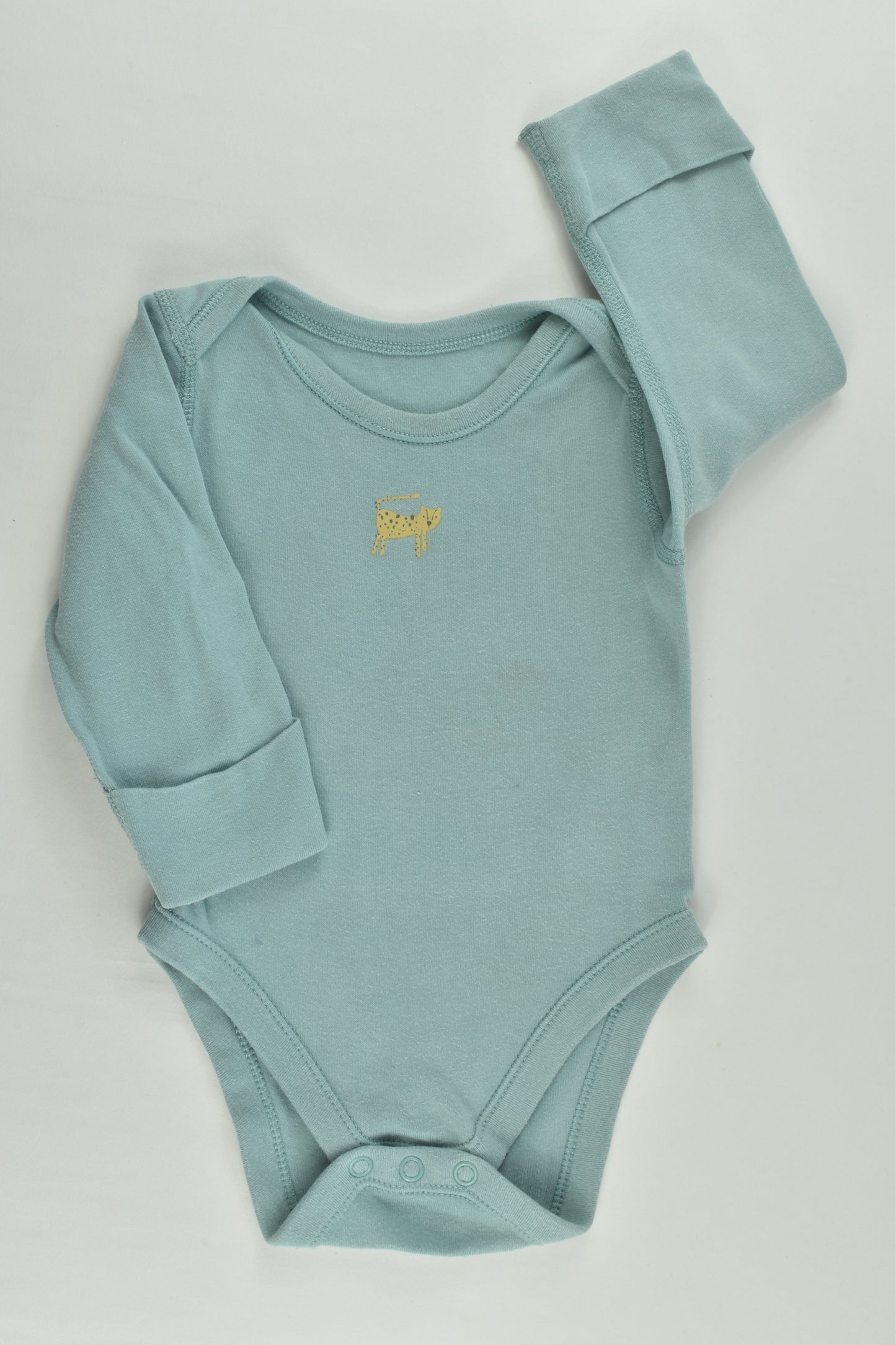 Marks & Spencer Size 00 (3-6 months) Lepard Bodysuit