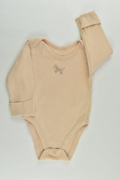 Marks & Spencer Size 00 (3-6 months) Zebra Bodysuit