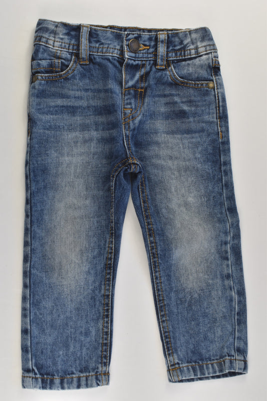 Marks & Spencer Size 1 (12-18 months) Denim Pants