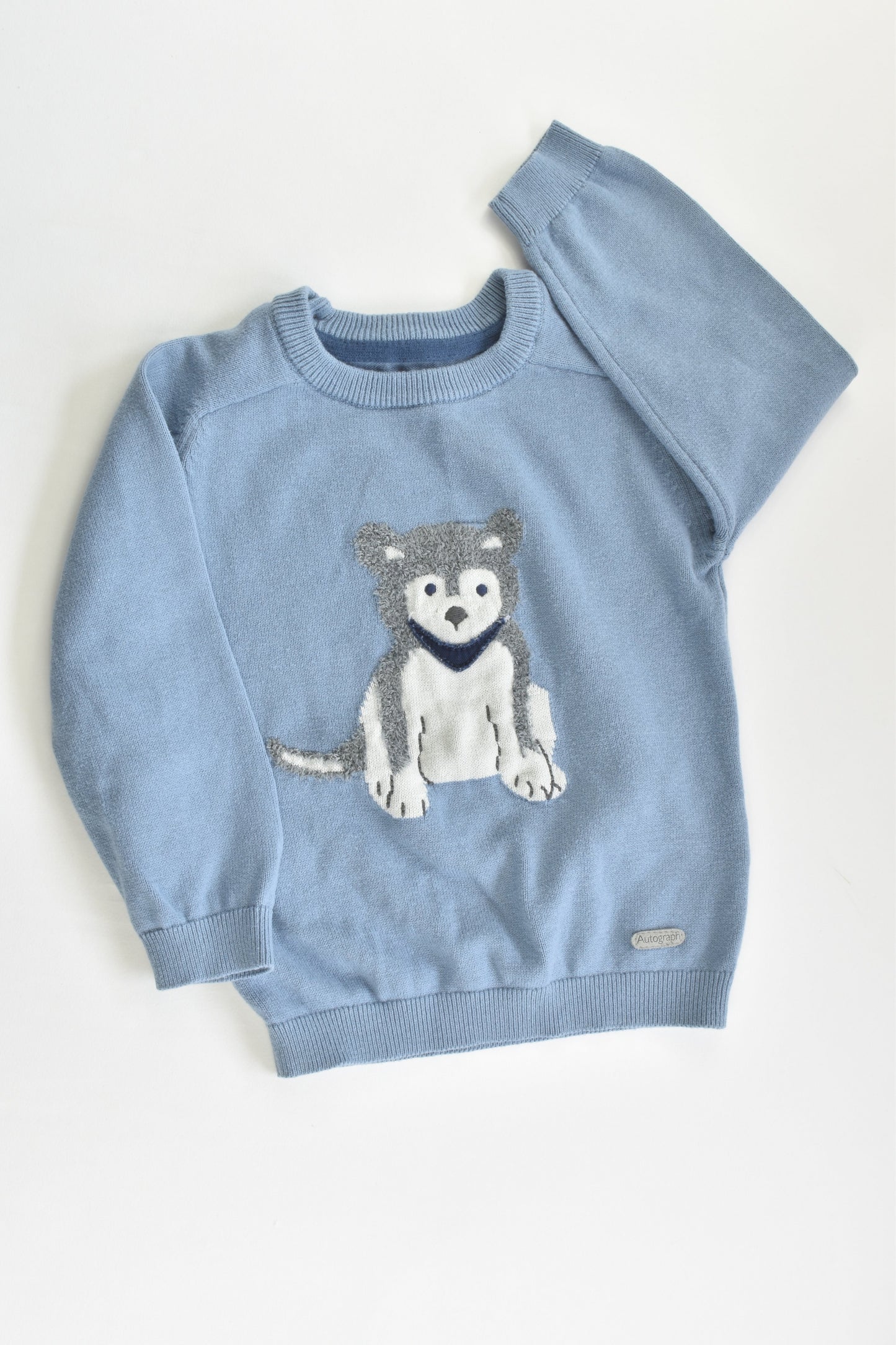Marks & Spencer Size 1 (12-18 months) Dog Knitted Jumper