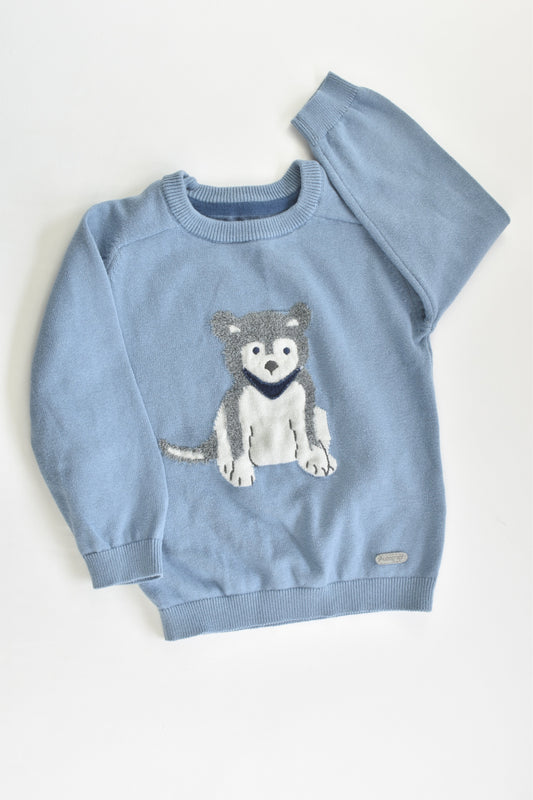 Marks & Spencer Size 1 (12-18 months) Dog Knitted Jumper
