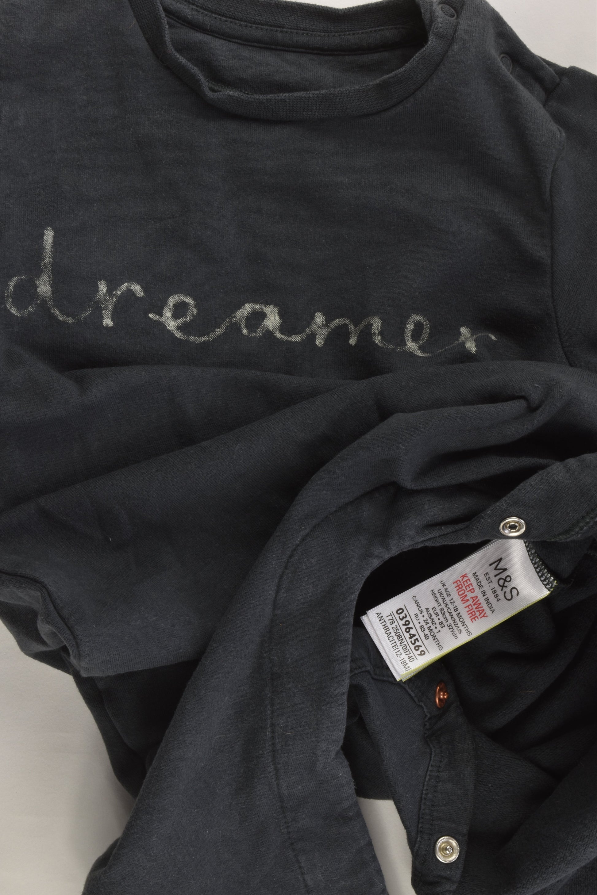 Marks & Spencer Size 1 (12-18 months) 'Dreamer' Playsuit