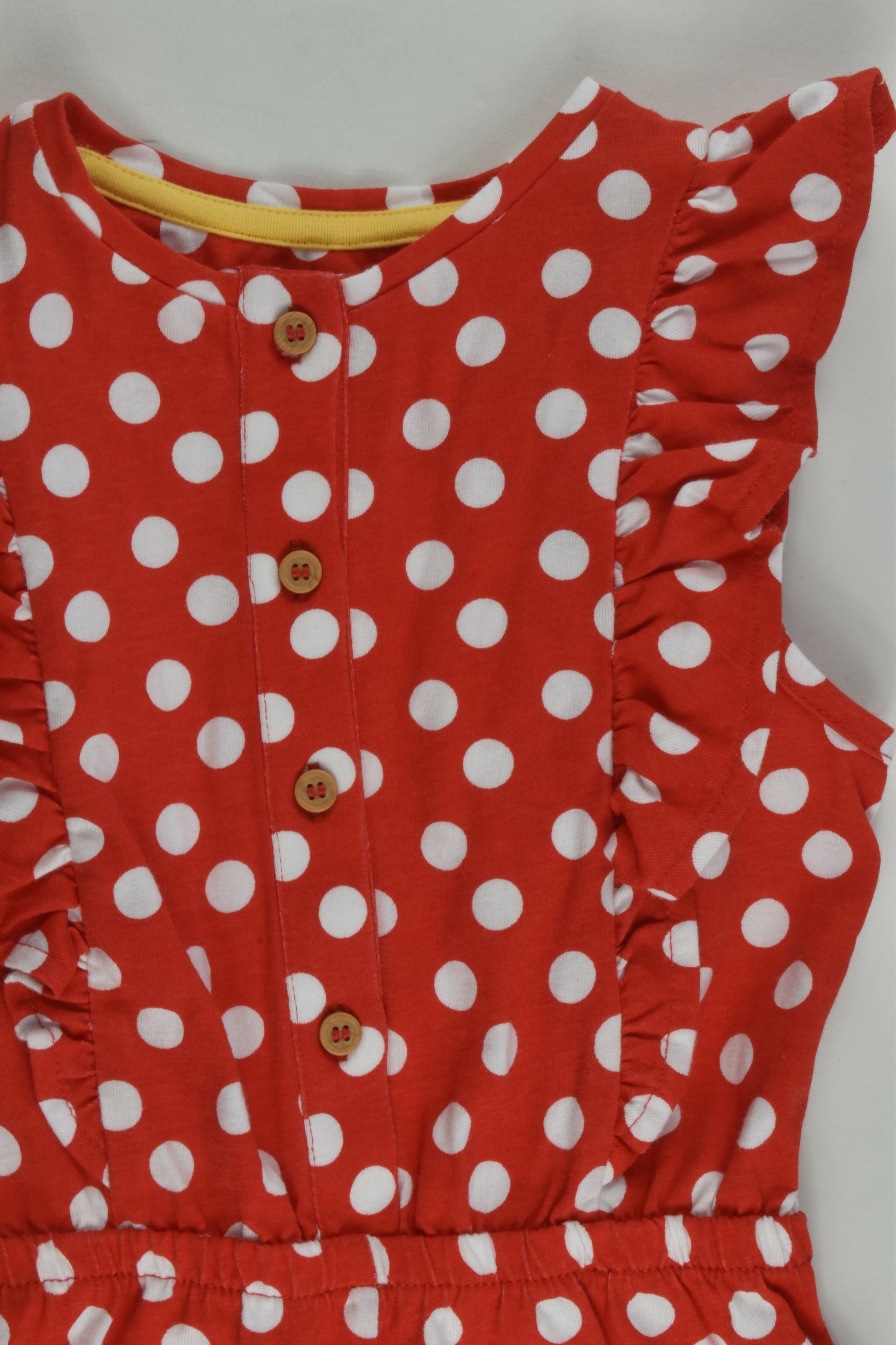 Marks & Spencer (?) Size 1 Polka Dots Playsuit