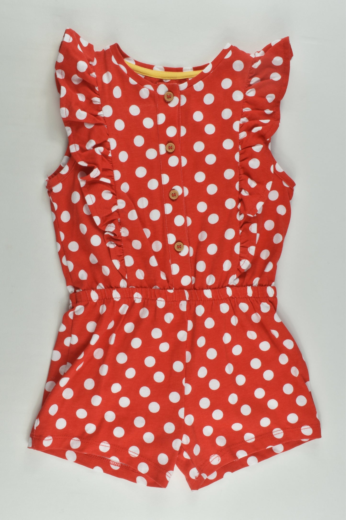 Marks & Spencer (?) Size 1 Polka Dots Playsuit