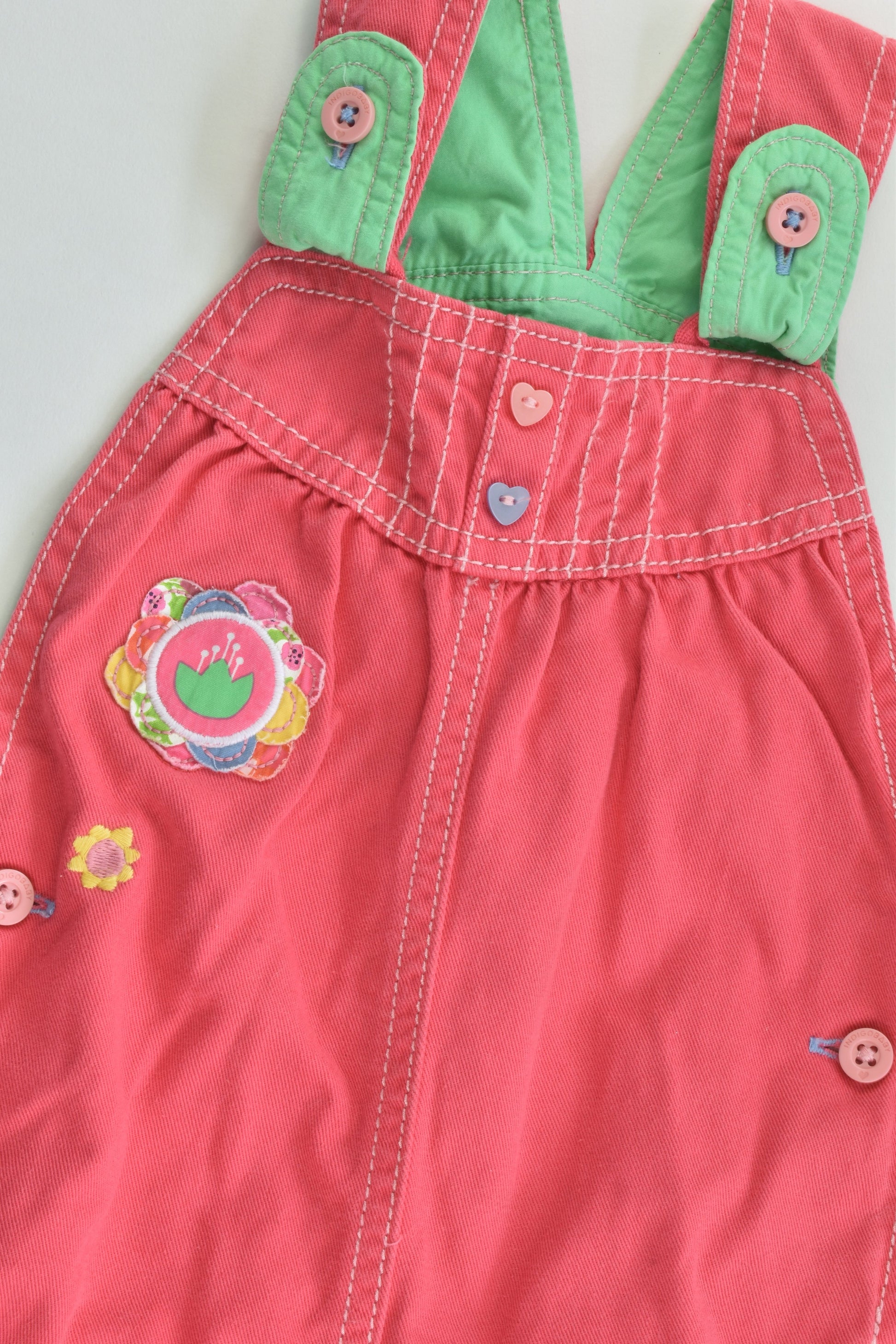 Marks & Spencer Size 2 (18-24 months, 90 cm) Lined 'Cool Cat' Overalls
