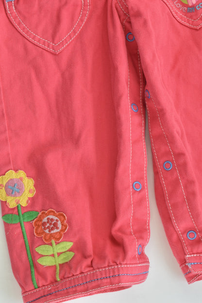 Marks & Spencer Size 2 (18-24 months, 90 cm) Lined 'Cool Cat' Overalls