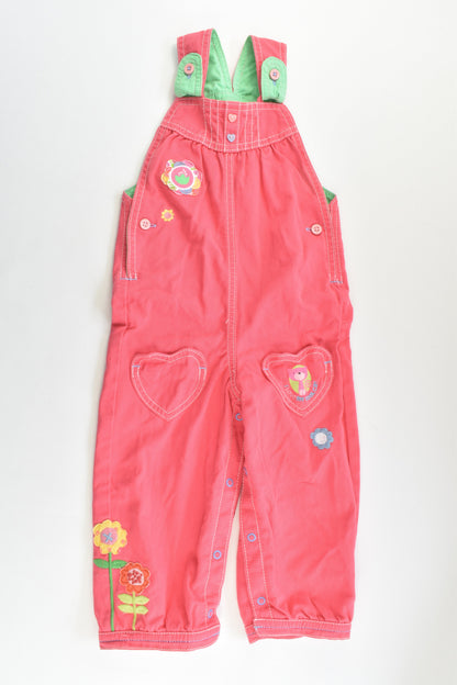 Marks & Spencer Size 2 (18-24 months, 90 cm) Lined 'Cool Cat' Overalls