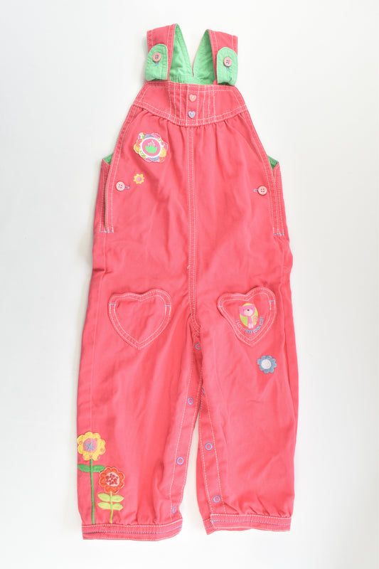 Marks & Spencer Size 2 (18-24 months, 90 cm) Lined 'Cool Cat' Overalls