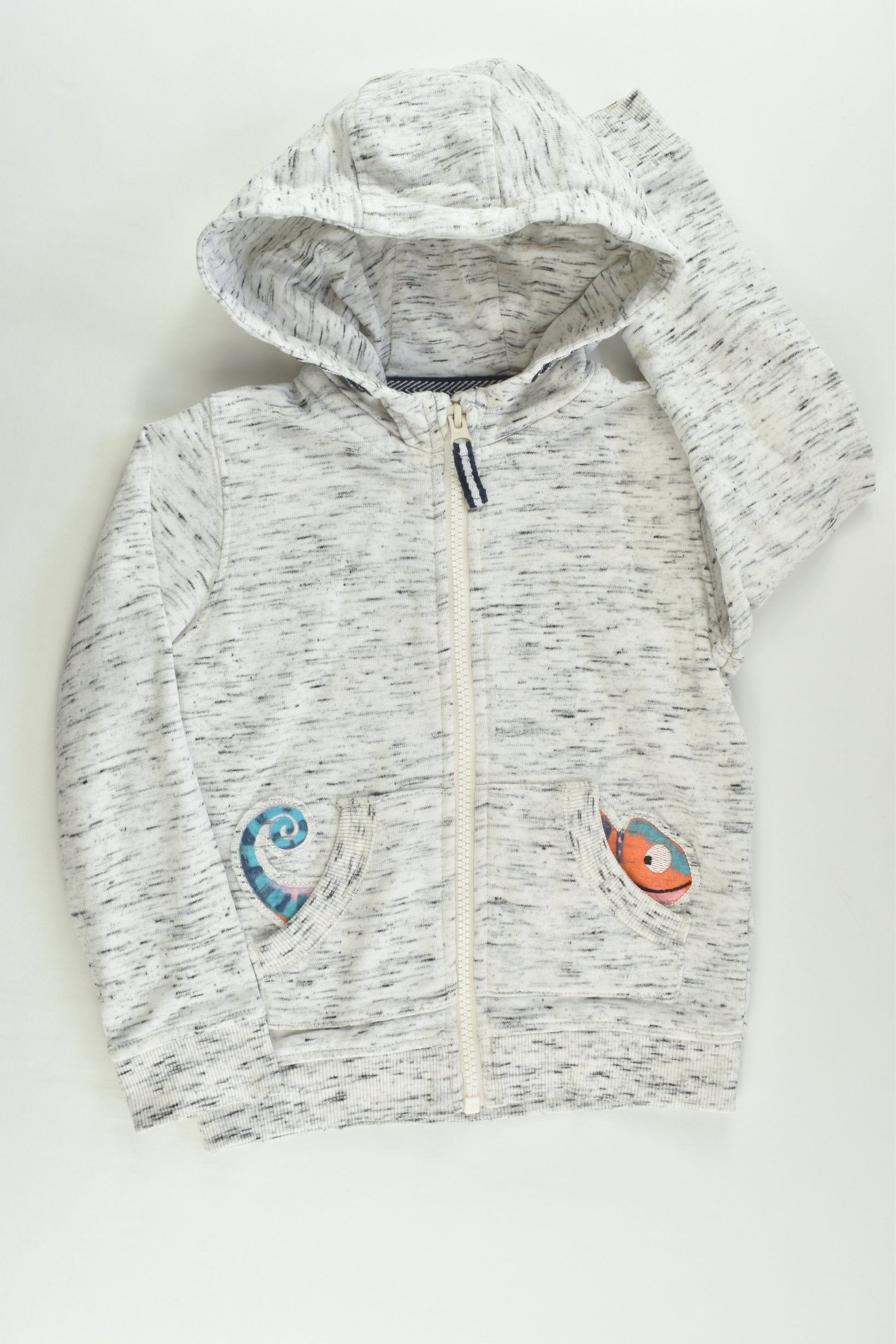 Marks & Spencer Size 2-3 (98 cm) Chameleon Hooded Zip Jumper