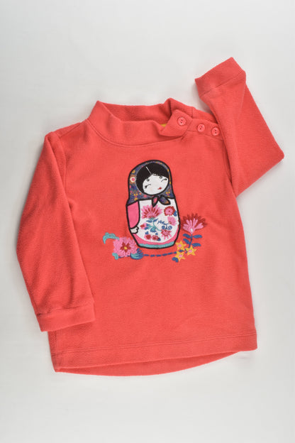 Marks & Spencer Size 2-3 Matryoshka Fleece Jumper