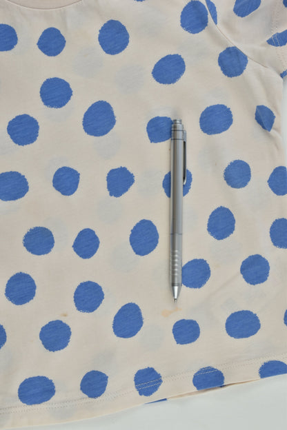 Marks & Spencer Size 3-4 (104 cm) Polka Dots T-shirt