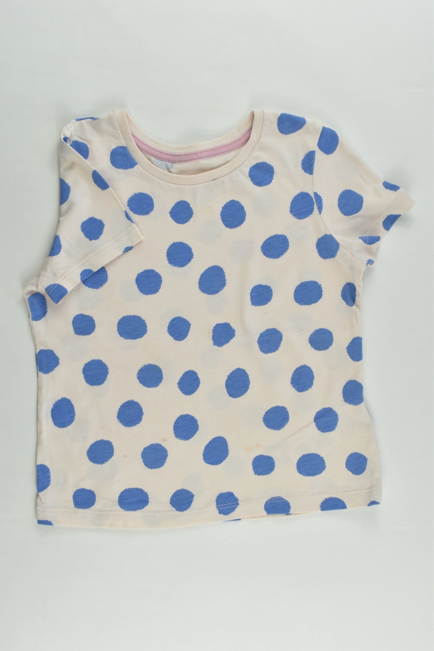 Marks & Spencer Size 3-4 (104 cm) Polka Dots T-shirt