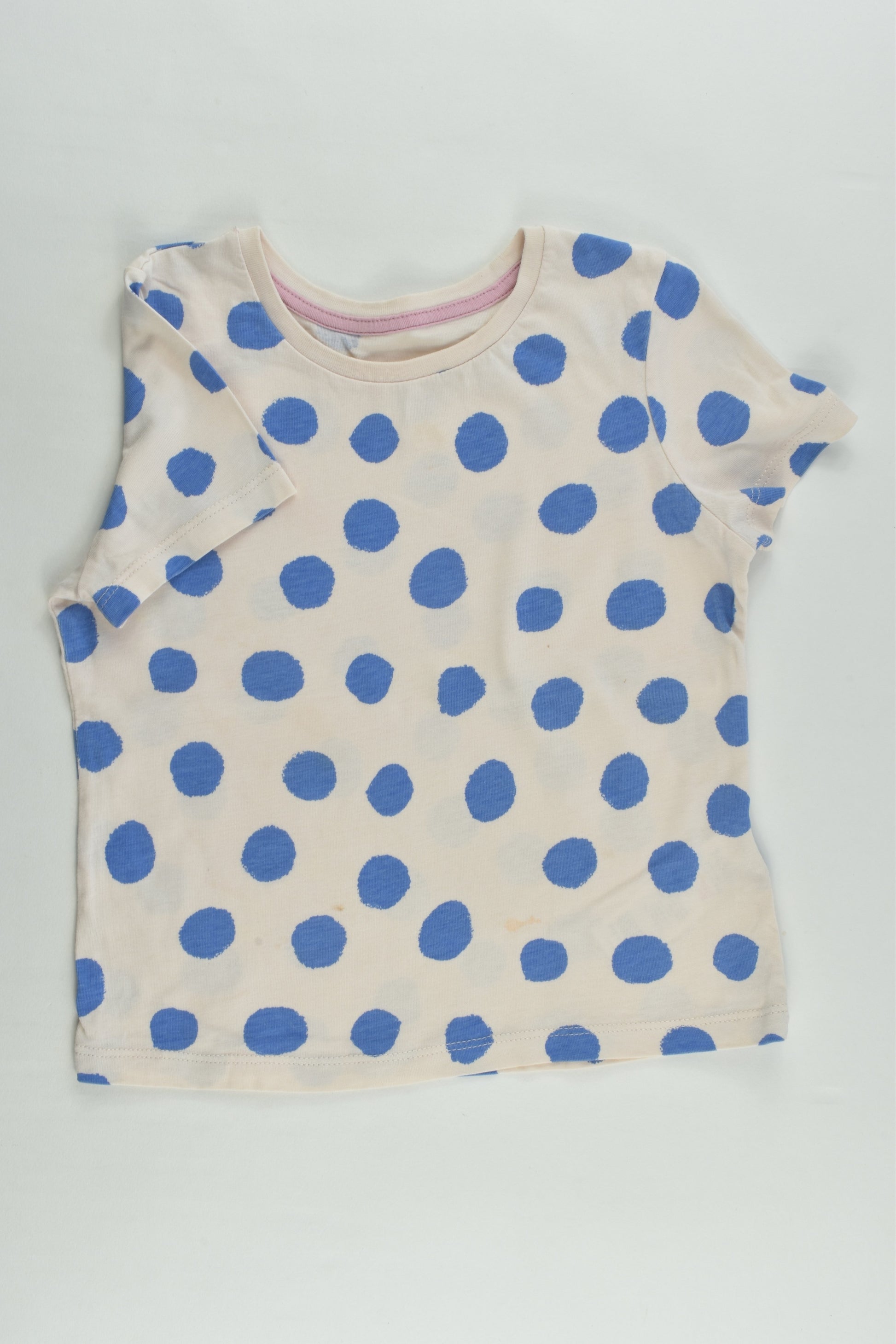Marks & Spencer Size 3-4 (104 cm) Polka Dots T-shirt