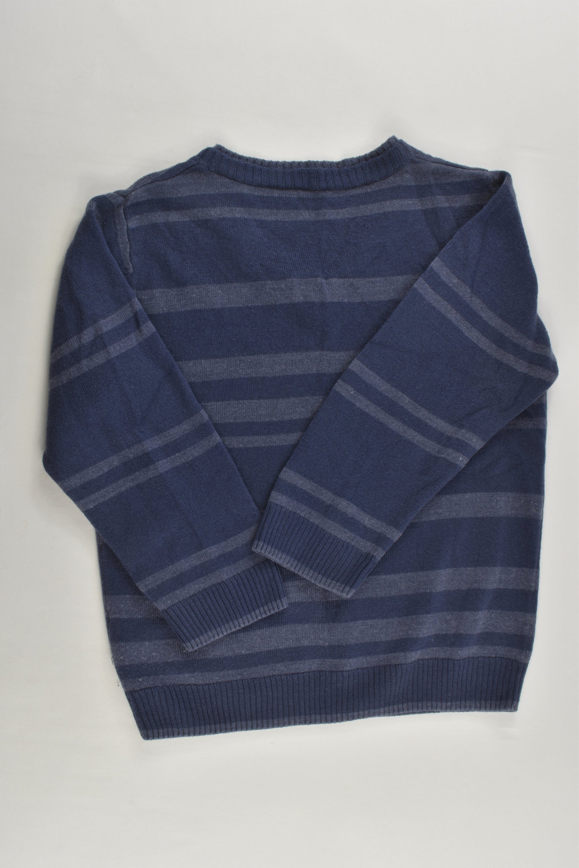 Marks & Spencer Size 3-4 (104 cm) Striped Knitted Jumper