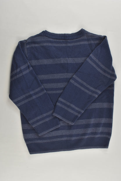 Marks & Spencer Size 3-4 (104 cm) Striped Knitted Jumper