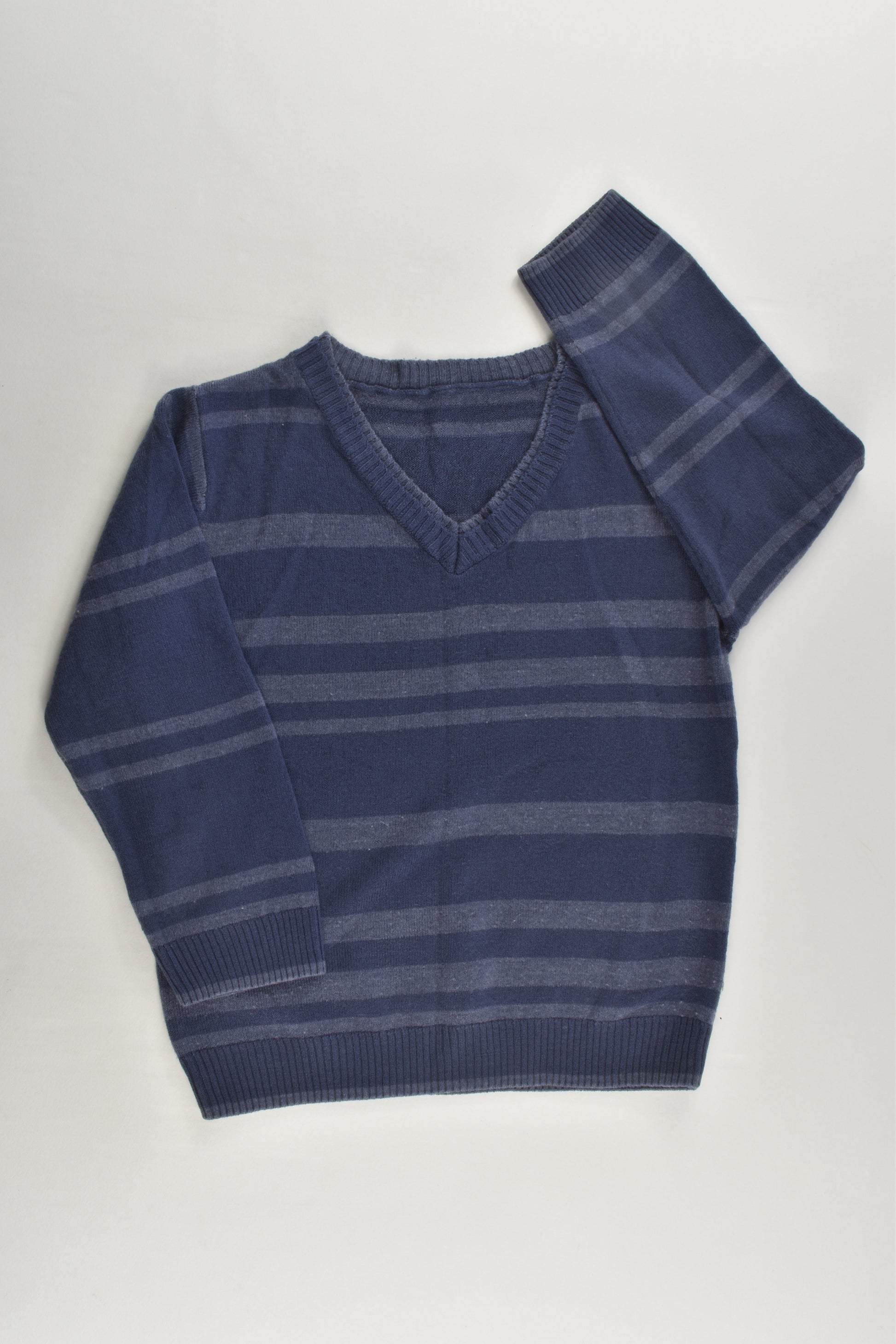 Marks & Spencer Size 3-4 (104 cm) Striped Knitted Jumper
