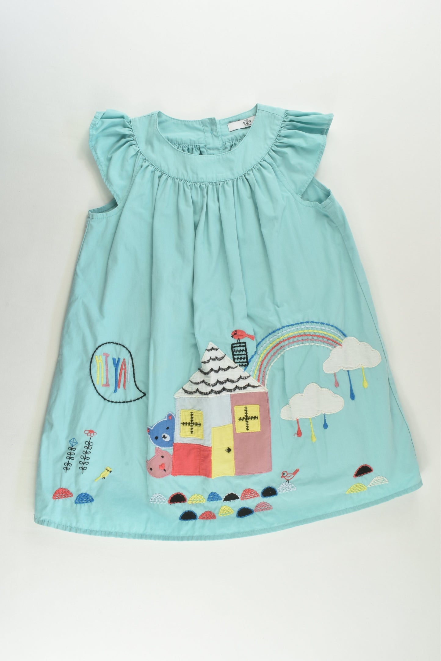 Marks & Spencer Size 3-4 Lined Rainbow Dress