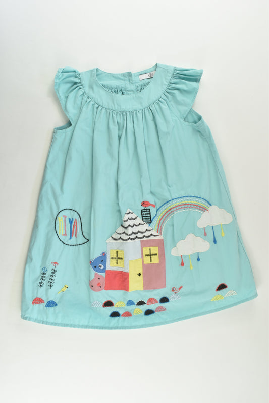 Marks & Spencer Size 3-4 Lined Rainbow Dress