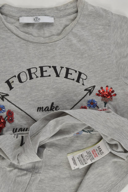 Marks & Spencer Size 4-5 'Wild and Free' T-shirt