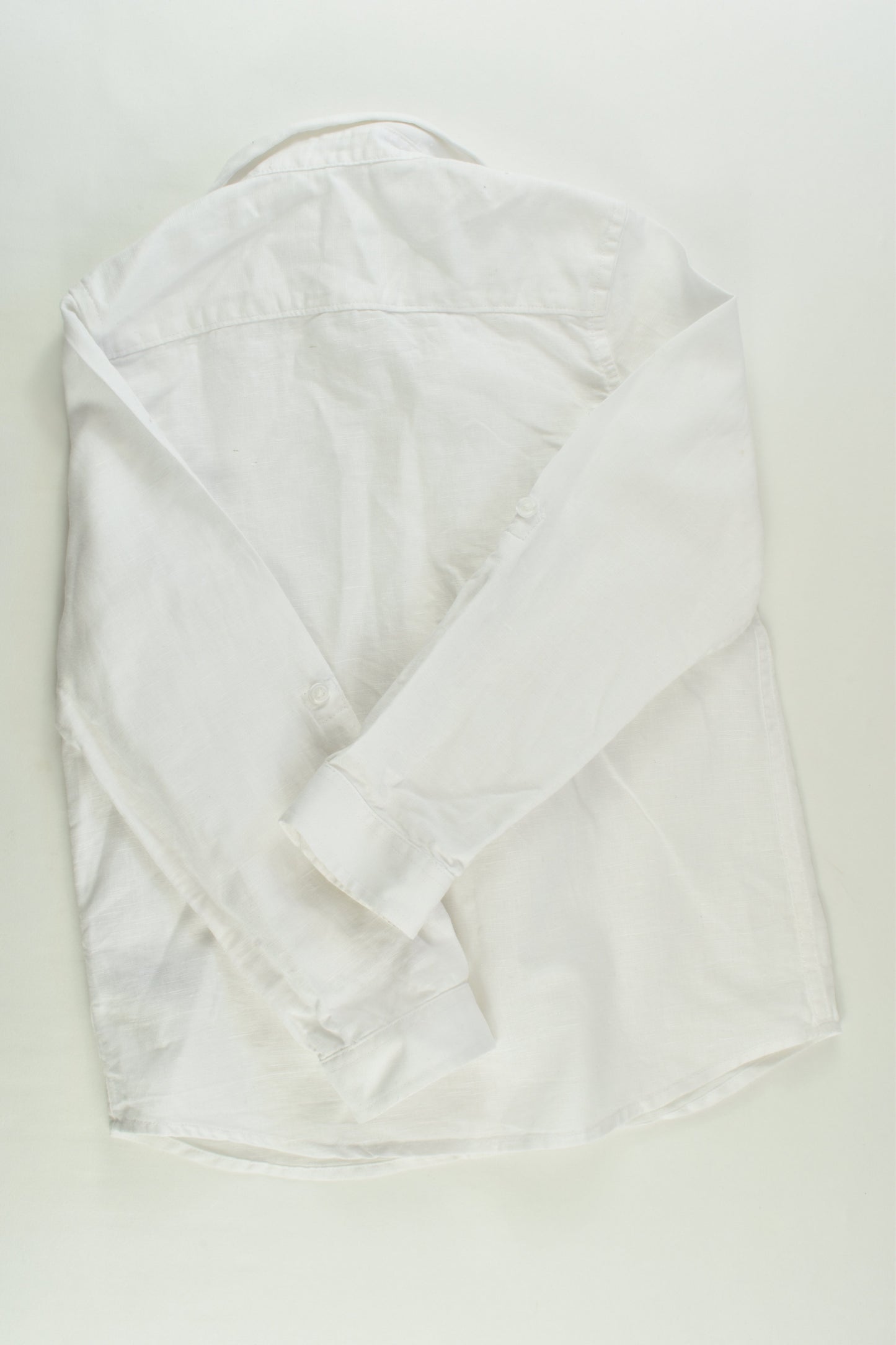 Marks & Spencer Size 6-7 (122 cm) Linen/Cotton Shirt