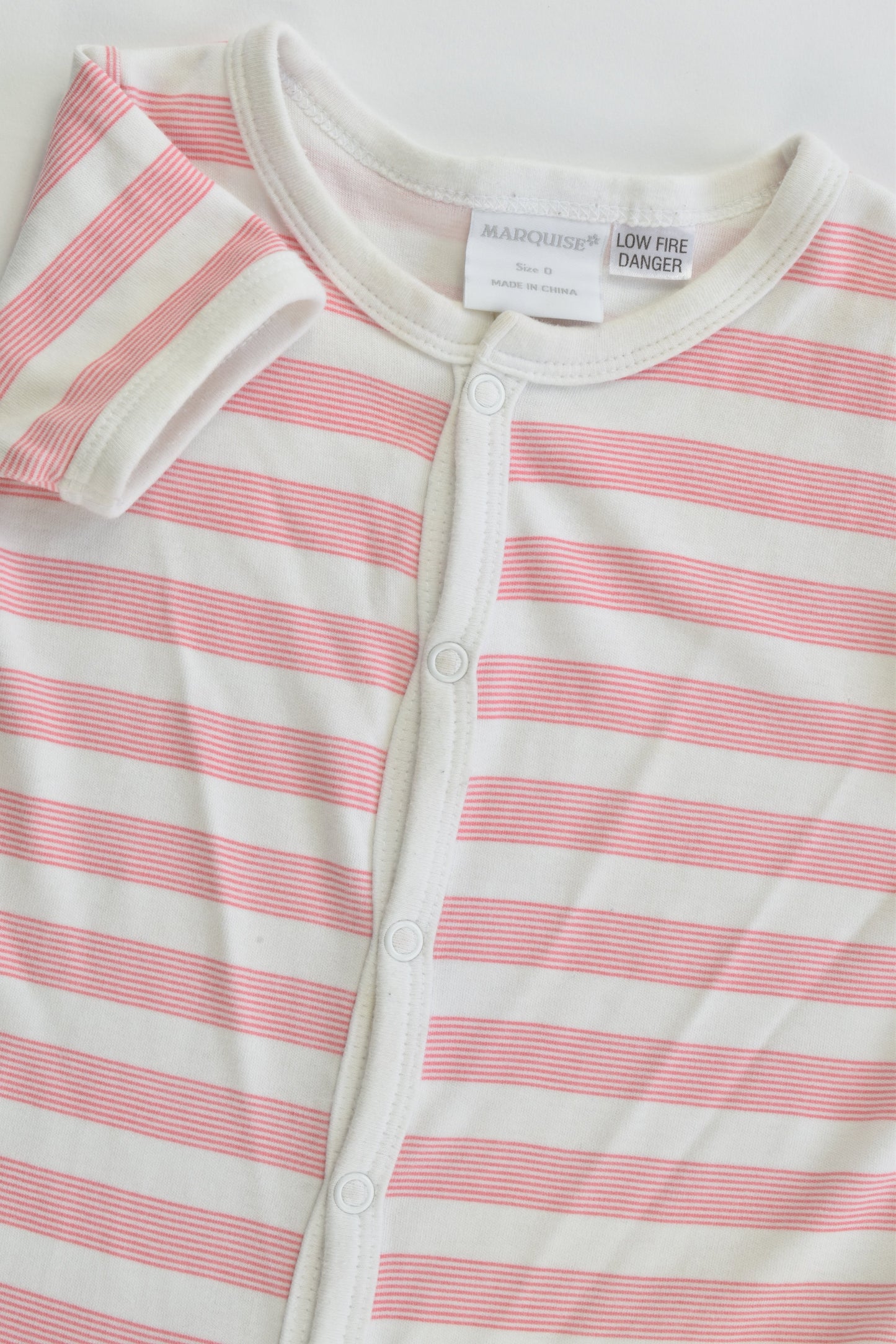 Marquise Size 0 (6-12 months, 76 cm) Striped Short Romper