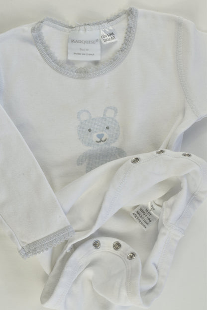 Marquise Size 0 Teddy Bear Bodysuit