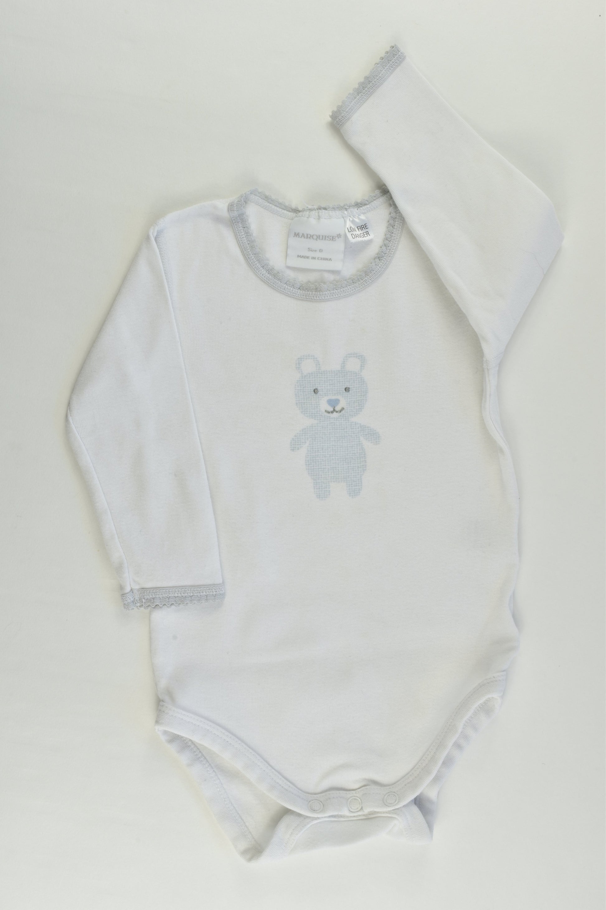 Marquise Size 0 Teddy Bear Bodysuit
