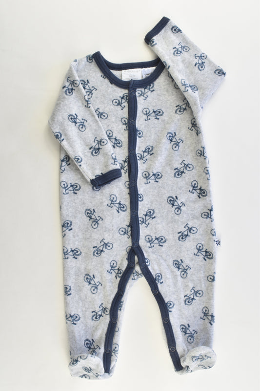 Marquise Size 00 Bicycle Velour Romper