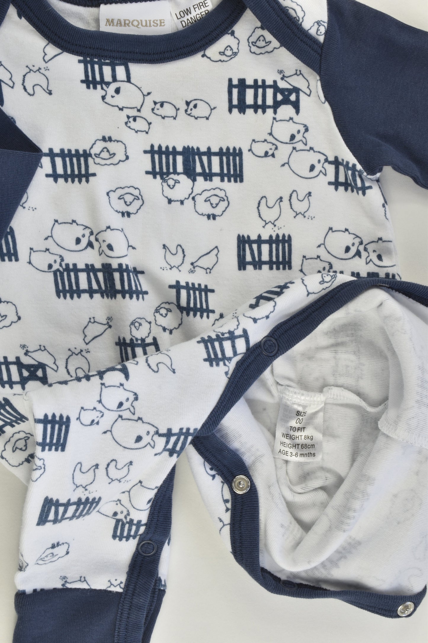 Marquise Size 00 Farm Romper