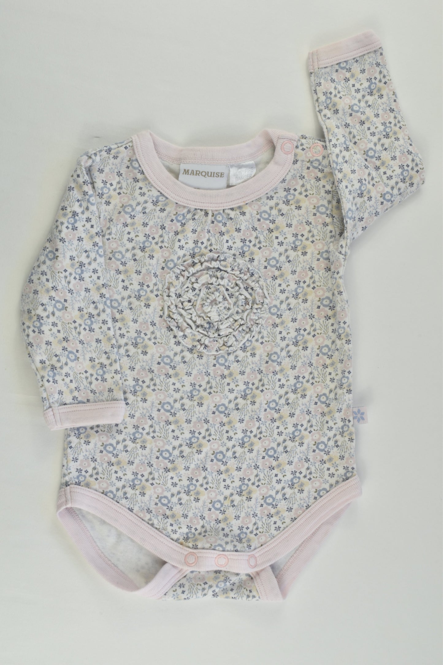 Marquise Size 00 Floral Bodysuit