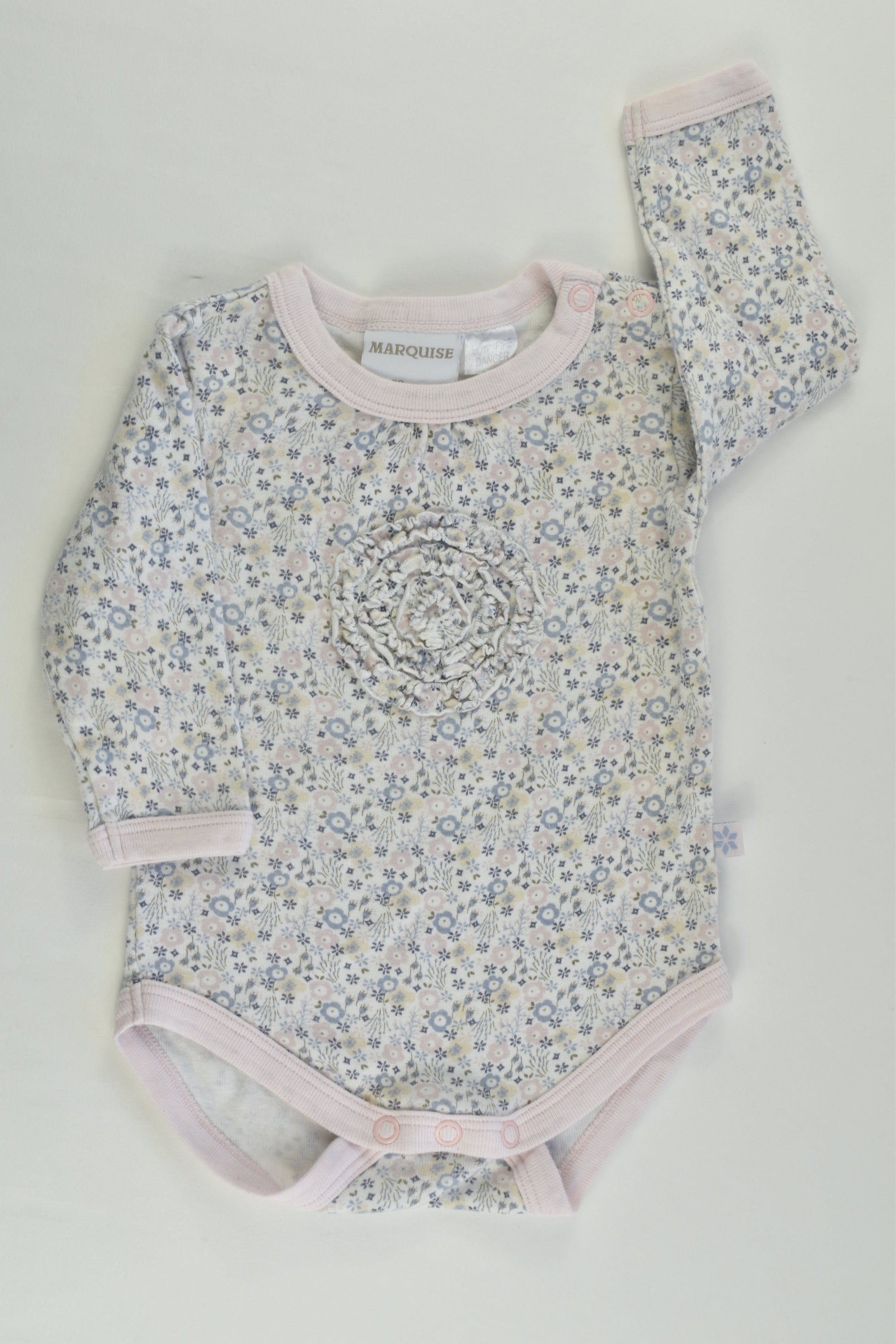 Marquise Size 00 Floral Bodysuit
