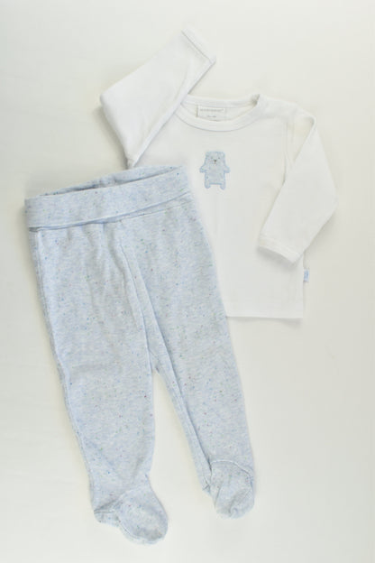 Marquise Size 00 Teddy Bear Top and Footed Pants
