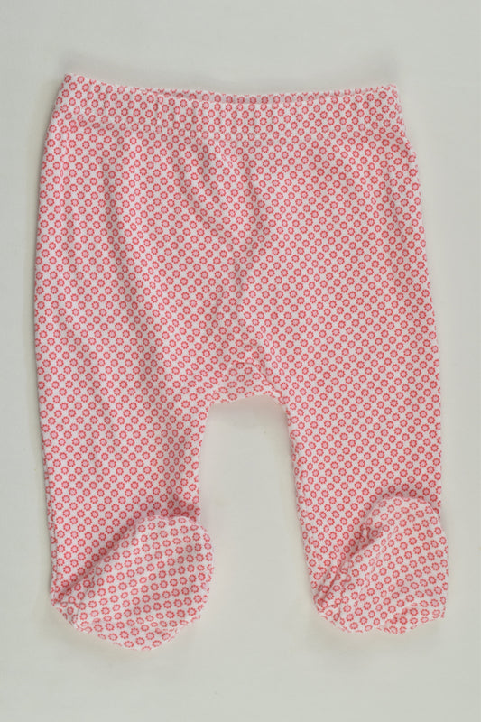 Marquise Size 000 Floral Footed Pants