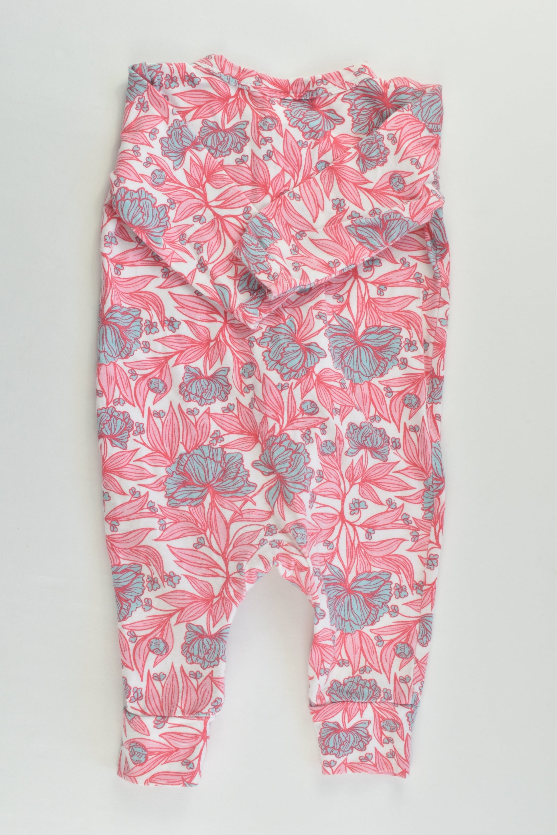 Marquise Size 000 Floral Zip Romper