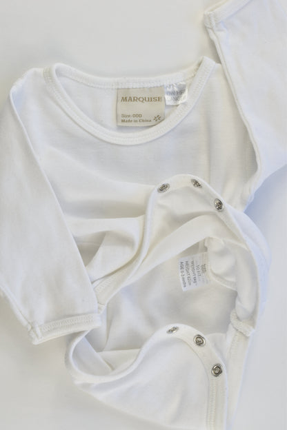 Marquise Size 000 Long Sleeve Bodysuit