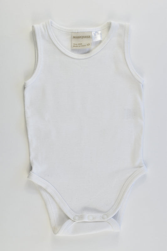 Marquise Size 000 Sleeveless Bodysuit