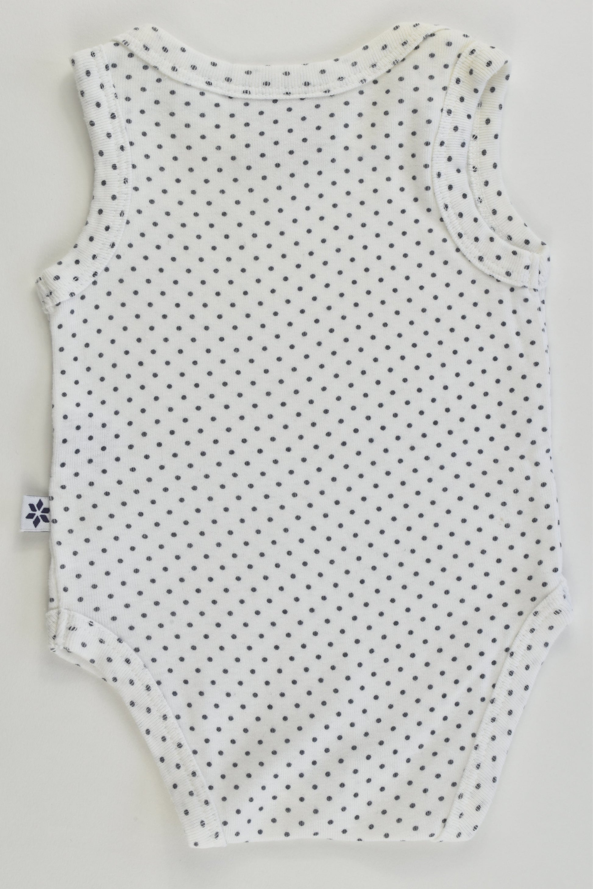 Marquise Size 0000 Dotted Sleeveless Bodysuit