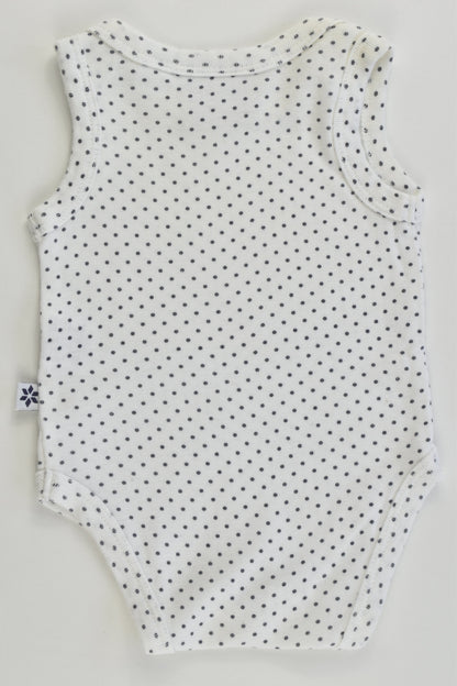 Marquise Size 0000 Dotted Sleeveless Bodysuit