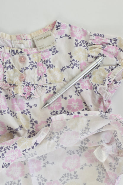 Marquise Size 1 Floral Blouse