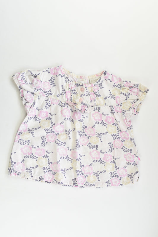 Marquise Size 1 Floral Blouse