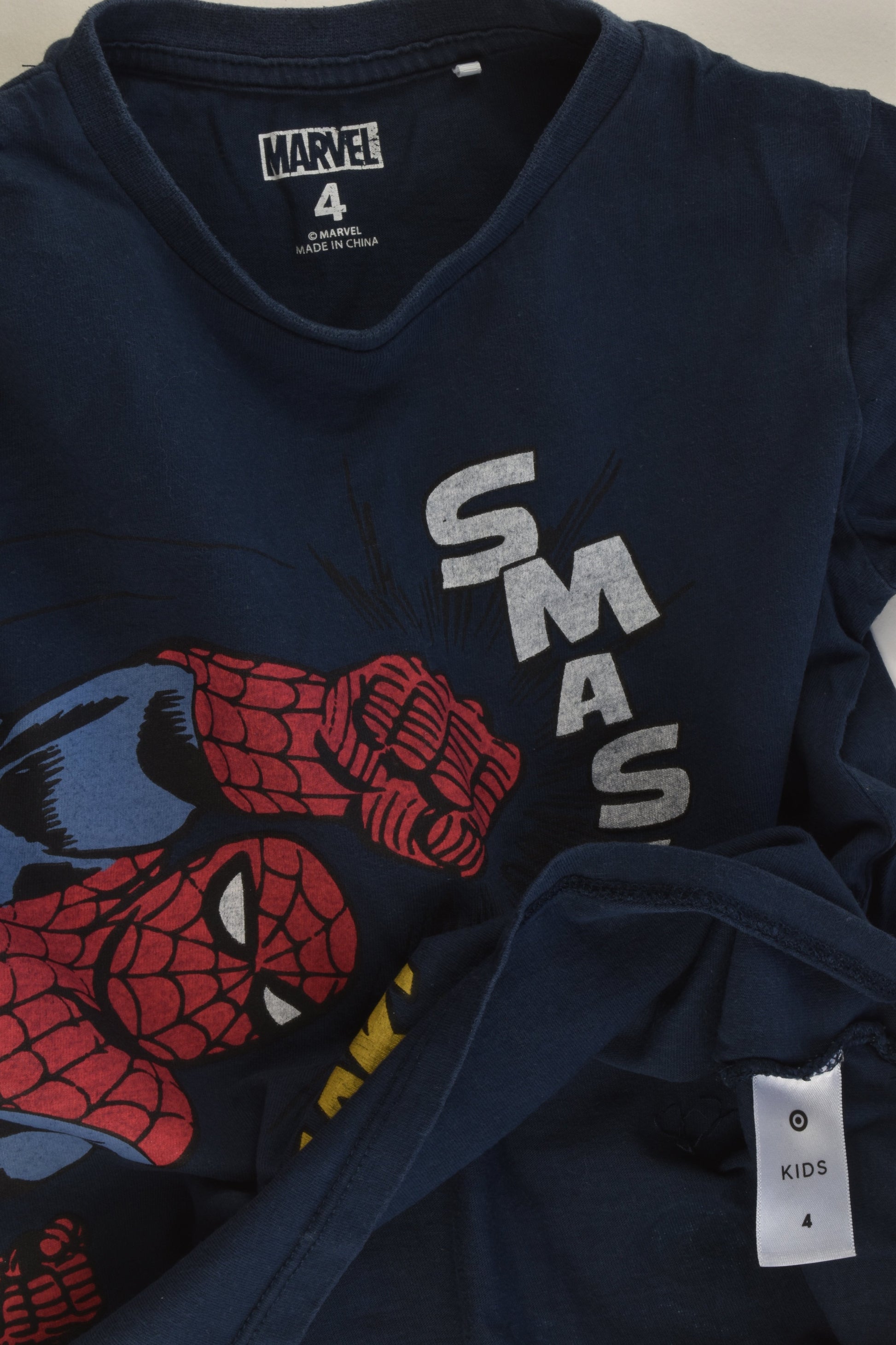 Marvel by Target Size 4 Spiderman 'Smash!' Top