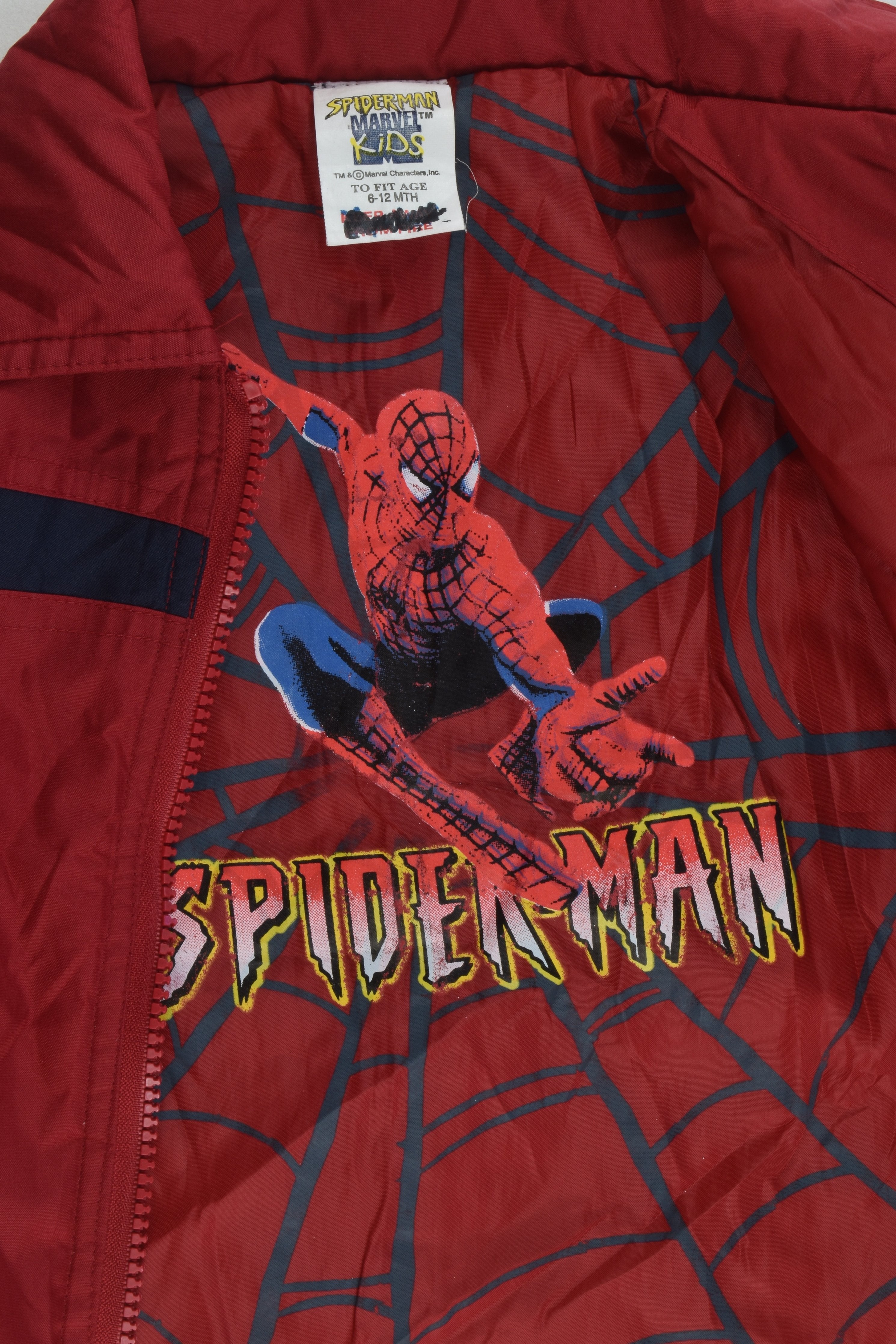 Disney Store Marvel Spider-Man Boy Varsity Jacket Size 5/6 | eBay