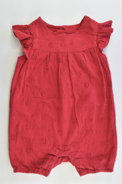 Matalan Size 12-18 months Lined Lace Playsuit