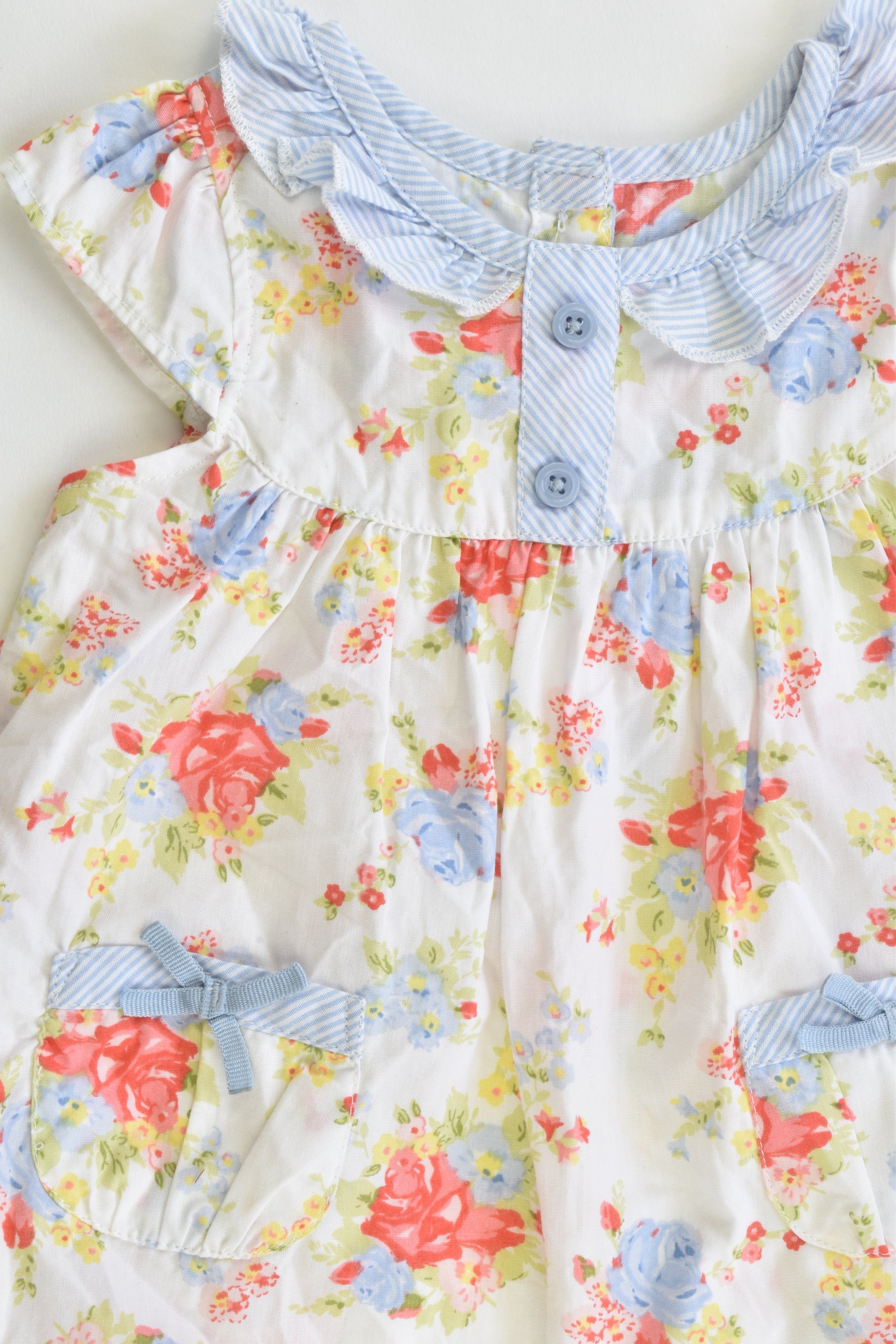 Matalan Size 3-6 months Floral Playsuit