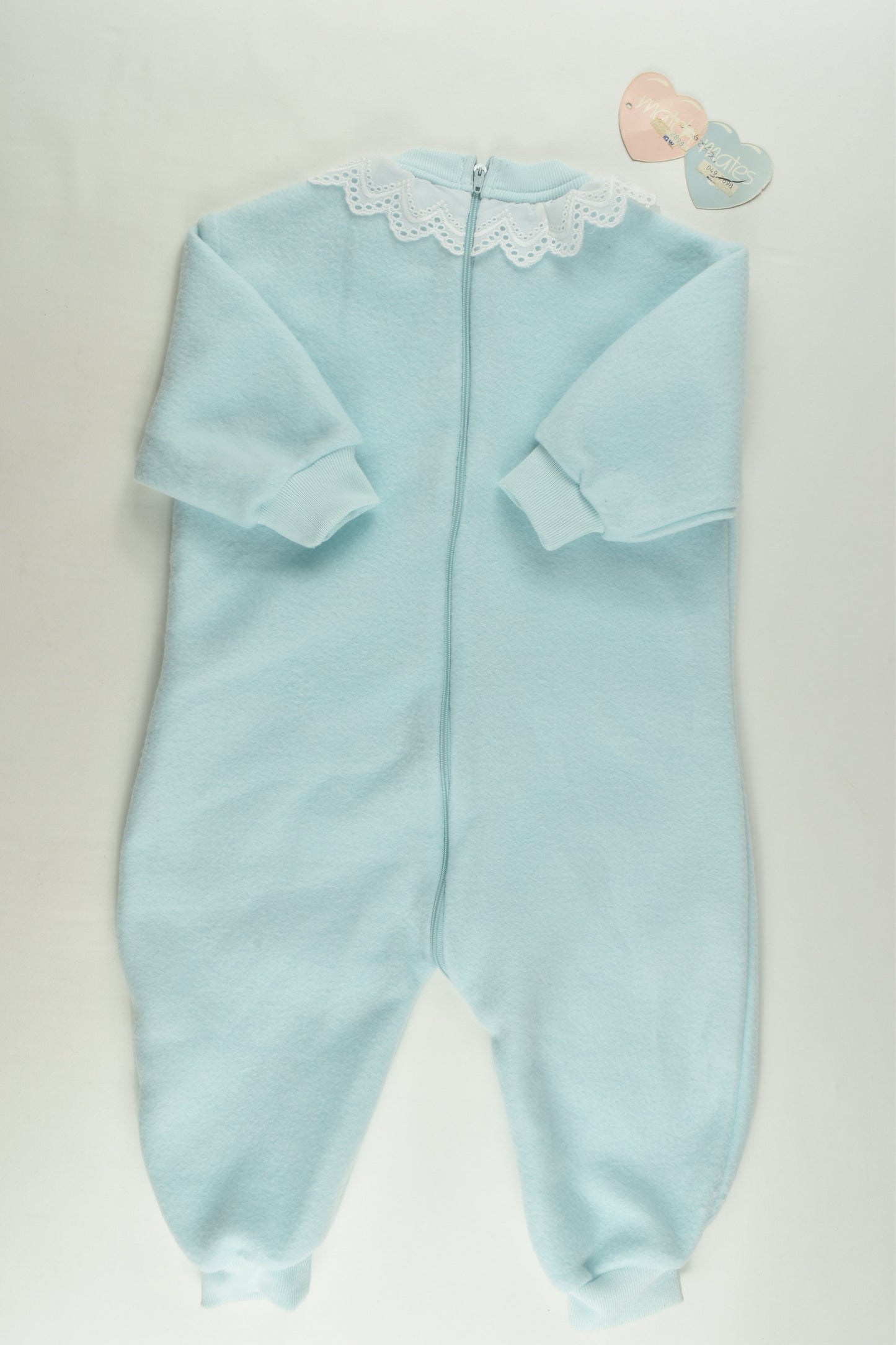 Match Mates Size 0 Vintage Mouse Fleece Playsuit