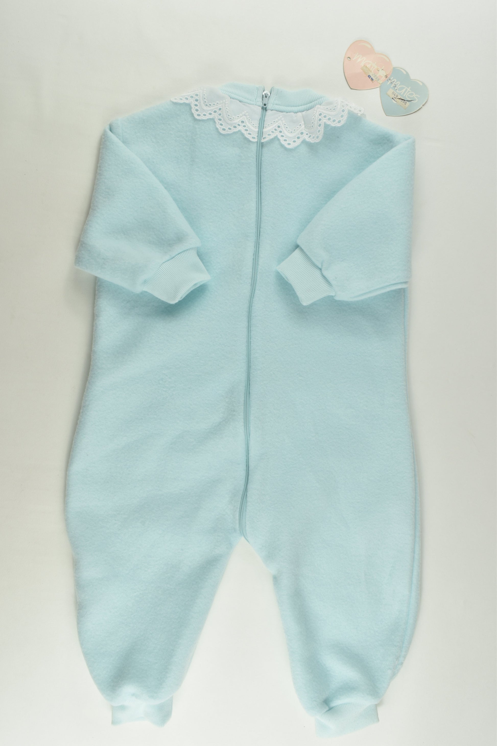 Match Mates Size 0 Vintage Mouse Fleece Playsuit