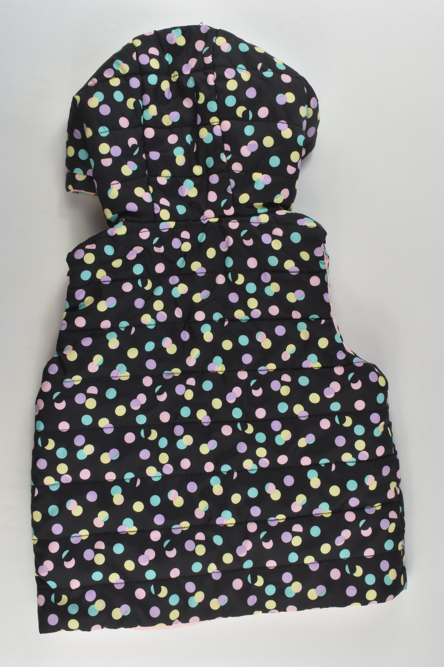 Max Size 2-3 Reversible Hooded Puffer Vest